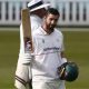 Stephen Eskinazi completes his hundred against Glamorgan for Leicestershire
