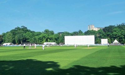 Stormont is a fine setting for cricket.