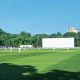 Stormont is a fine setting for cricket.