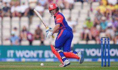 Thomas Rew bats for Southern Brave.