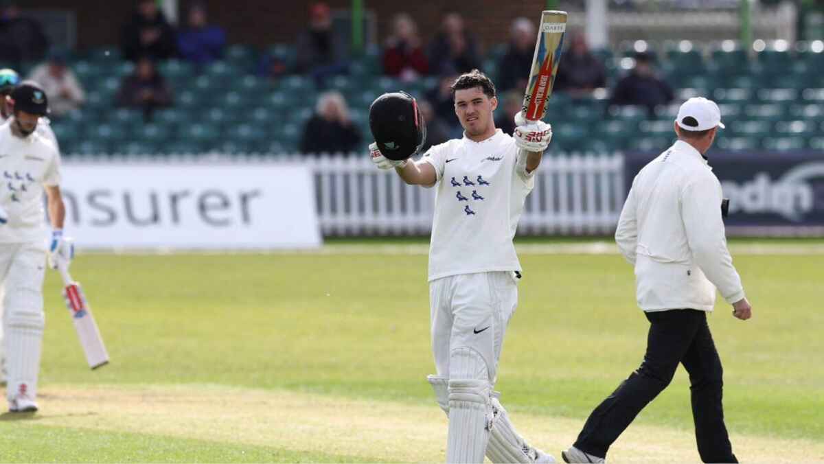 Tom Clark scored a hundred in the season’s first day for the second time.