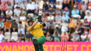 Tristan Stubbs batting for South Africa