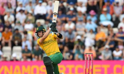 Tristan Stubbs batting for South Africa