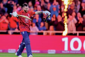 Phil Salt’s hitting at Manchester set records tumbling