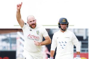 Ben Raine toiled hard for Durham this summer