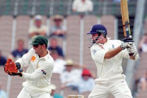 Michael Vaughan announced himself as one of the world’s top batters