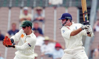 Michael Vaughan announced himself as one of the world’s top batters