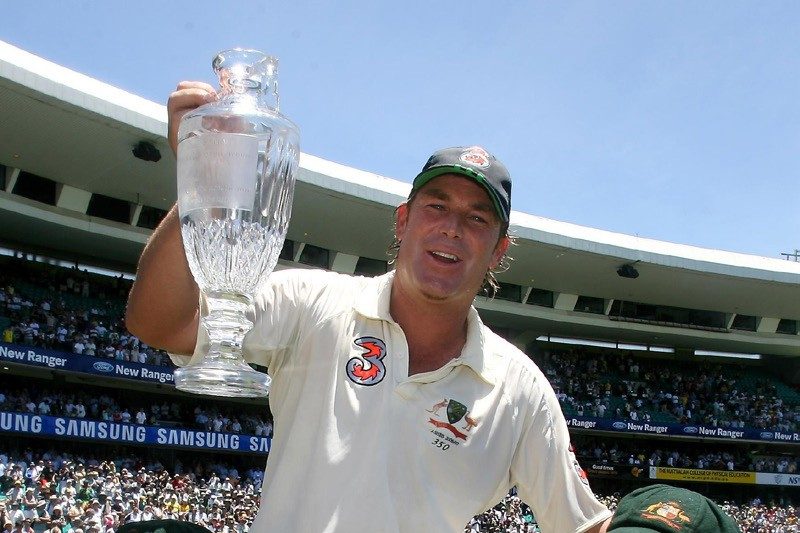 Shane Warne ended his career with an Ashes win