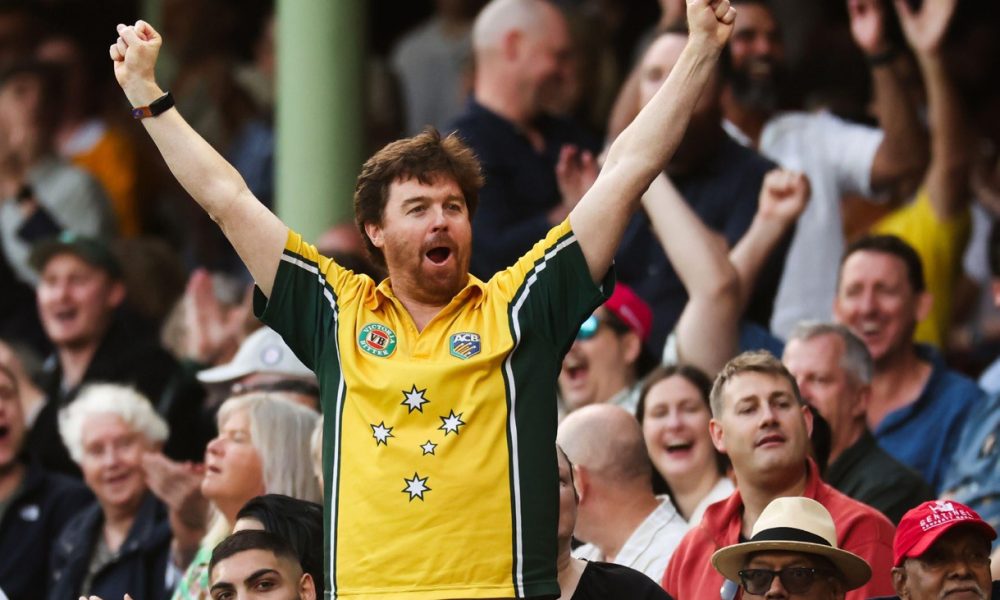 The England cricket team are getting under Australia fans’ skin
