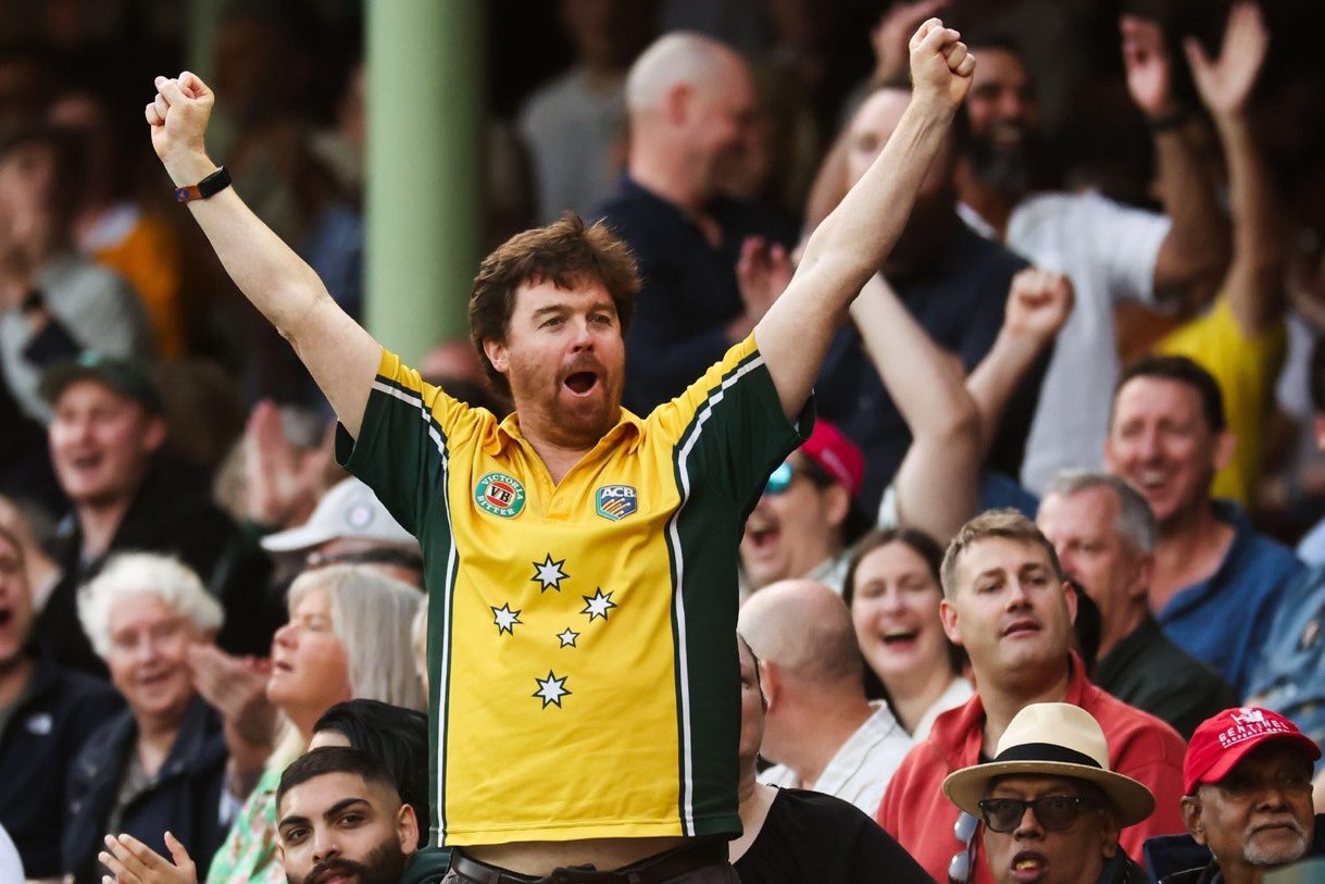 The England cricket team are getting under Australia fans’ skin