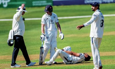 Derbyshire’s Anuj Dal is injured, requiring an injury replacement