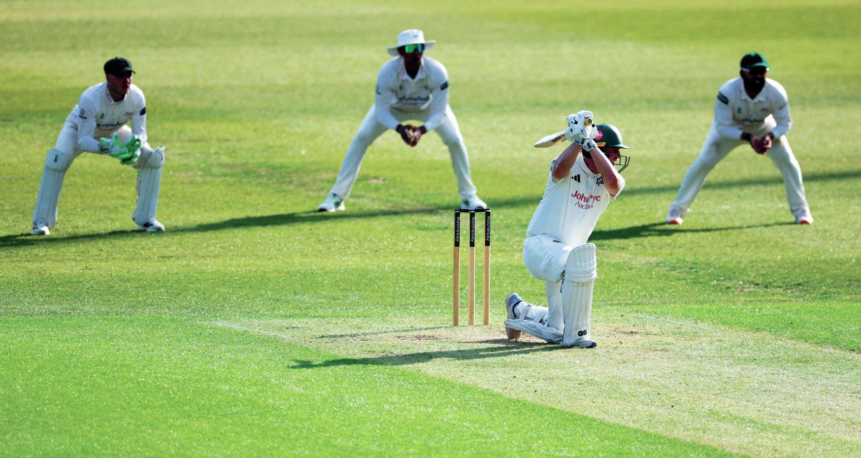 Ben Slater scored 230 runs for Nottinghamshire in the match against Leicestershire