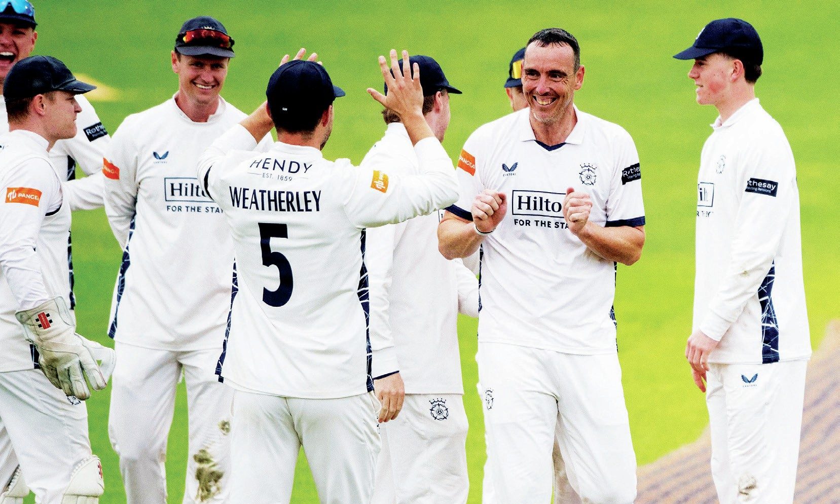 Kyle Abbott has been Hampshire’s guiding light this season
