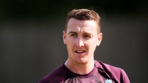 England’s Harry Brook during a nets session in Southampton